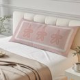 thumbnail image 4 of Ocean Starfish Body Pillow Cover 20 x 54 Inch Decorative Pillow Cover Summer Coastal Cartoon Geometric Pink Lumbar Pillowcase Seasonal Rectangle Cushion Case for Couch Sofa Bed Living Room, 4 of 9