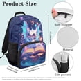 thumbnail image 7 of Pzuqiu Space Dragon Personalized School Backpack for Girls 17 Inch Breathable Custom Backpacks with Name for Kids Padded Straps Customized Shoulder Bag 10-12 Years Old, 7 of 7