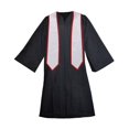 thumbnail image 2 of TOPTIE 72 inch Adult Graduation Honor Stole with Gold Trim, Choir Sash for Ceremony, 2 of 3