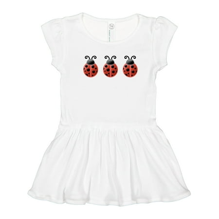 

Inktastic Ladybug Lover Red and Black Bugs Gift Toddler Girl Dress