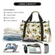 thumbnail image 5 of Easygdp Sunflowers Leaves And Birds Bolsa de Gimnasio, Bolsa de Viaje Duffel, Bolsa de Fin de Semana con Compartimentos, Bolsa de Mano para Noche, 5 of 7