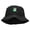Black, variant on Lucky Hat Embroidered Bucket Hat - Orange OSFM