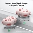 thumbnail image 4 of Estuche para Airpods Pro 2 generación 2022/2023 y Airpods Pro 2019 Estuche de uso rudo con llavero Soporte de carga inalámbrica YXJ (Rosa), 4 of 5
