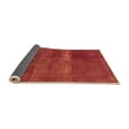 thumbnail image 2 of Ahgly Company Indoor Rectangle Abstract Orange Modern Area Rugs, 8' x 12', 2 of 4