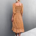 thumbnail image 4 of Vestido Ticfox Vintage Cuello cuadrado Manga abullonada Estampado floral L, 4 of 6