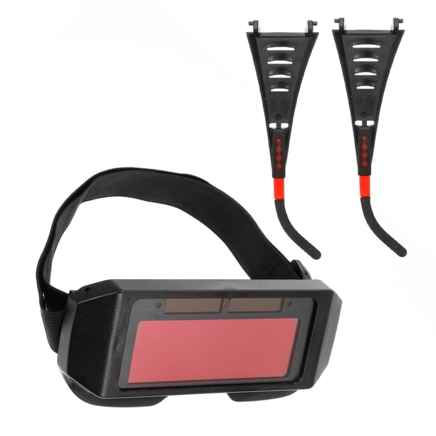 Gafas De Soldadura Gafas De Soldadura De Atenuación Automática Con Energía Solar Gafas De Soldador Antideslumbrantes Con Patas De Lentes Ajustables Para Mantenimiento De Soldadura Yuarrent TO004250-00