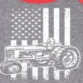 thumbnail image 3 of Instant Message - Tractor American Flag - Toddler & Youth Raglan Graphic T-Shirt, 3 of 7