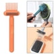 thumbnail image 1 of Herramienta incrustada de cepillo cabello Herramienta cabello Removedor de cepillo cabello , Naranja Yinane Limpiador de cepillos para el cabello, 1 of 8