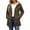 A Army Green, variant on Rain Coats for Women Ndbuld Women's Large-sized Mid-length Waterproof Jacket With Hood And Raincoat With Striped Lining Pink M
