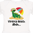 thumbnail image 4 of Inktastic Virginia Beach Virginia Boys or Girls Long Sleeve Baby Bodysuit, 4 of 5