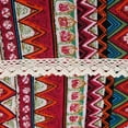 thumbnail image 4 of Bohemian Style Square Tablecloth Cotton Linen Lace Boho Table Cloth for Kitchen Dining Room Tabletop Decoration, 4 of 6