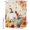 Beige, variant on White Green Pumpkins Fall Shower Curtains for Bathroom, Waterproof Fabric Bath Curtains Decor, Bath Tub Curtain Thanksgiving Floral Leaves Decorative Shower Curtain Sets with 12 Hooks, 72x72 Inch