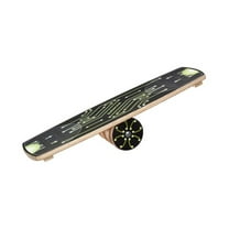 Carrom Green Balance Board — Fun and Practical Wooden Balance Trainer for Kids & Adults — 300- lb Weight Limit