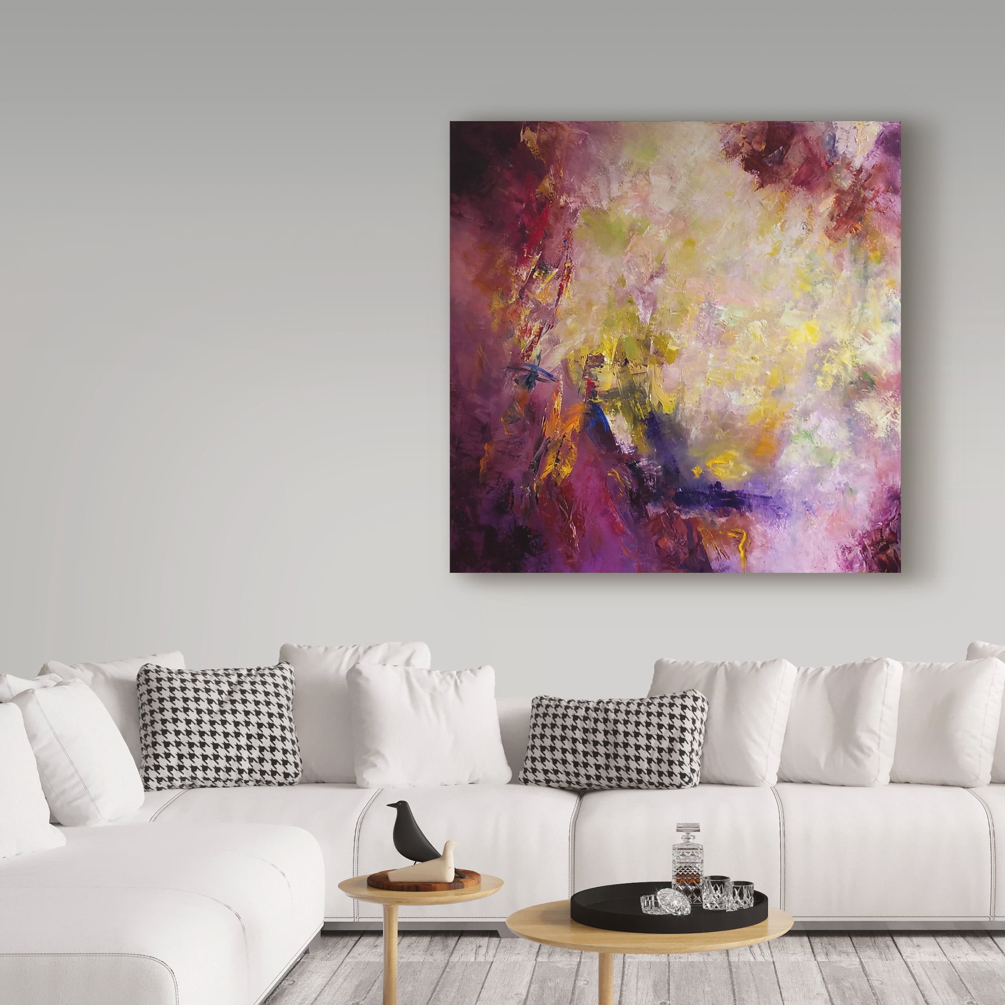 Trademark Fine Art 'Once Upon a Time Abstract' Canvas Art by Aleta Pippin