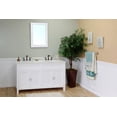 thumbnail image 2 of Bellaterra Home 60 in Double sink vanity-wood-white, 2 of 5