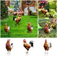 thumbnail image 3 of Navidad: Gallina, Erizo Y Conejo Adorables. Tarjeta Acrílica Con Impresión Plana En 2D. Estaca Para Insertar En El Suelo. Decoración Navideña Colorida Para Jardín. Adecuada Para El Jardín En Navidad, 3 of 3