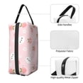 thumbnail image 5 of Uemuo Rabbit And Peach Pattern Portable Toiletry Bags with Handle, Waterproof travel Make up Bags for Women, Large Capacity Travel Cosmetic Bags, 5 of 9