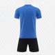 thumbnail image 4 of Odeerbi Niños Niñas Rápido Seco Gradiente Fútbol Uniforme Conjunto Cuello En V Camiseta Shorts Entrenamiento Respirable Conjunto Atlético Para 5-13 Años, 4 of 4