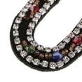 thumbnail image 3 of de Lentejuelas Número de de la Gorgeous Rhinestones de Múlticolor Accesorios Decorativos Etiqueta de Bricolaje para Apliques,30 × 50 mm Gloria Pegatinas de parche de diamantes de imitación, 3 of 7