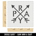 thumbnail image 2 of Pray Stylized DIY Cookie Wall Craft Stencil - 3.5 Inch, 2 of 5
