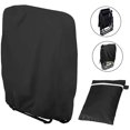 thumbnail image 1 of Fundas para sillas negras resistentes a los rayos ultravioleta Funda para tumbona impermeable plegable, para tumbonas de jardín, tumbonas, (71x110cm), con bolsa de transporte Oxford, Negro. Afortunado Sencillez, 1 of 5