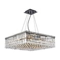 thumbnail image 1 of Elegant Lighting V2032D24BK-RC Lustre Maxime 24 Pouces, Noir, 1 of 5
