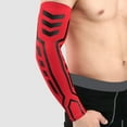 thumbnail image 3 of Sports Accessories Cooling Compression Arm Sleeve Super Soft High Elastic Outdoors Sports Workout Arm Support Brace Protective Gear, 3 of 8