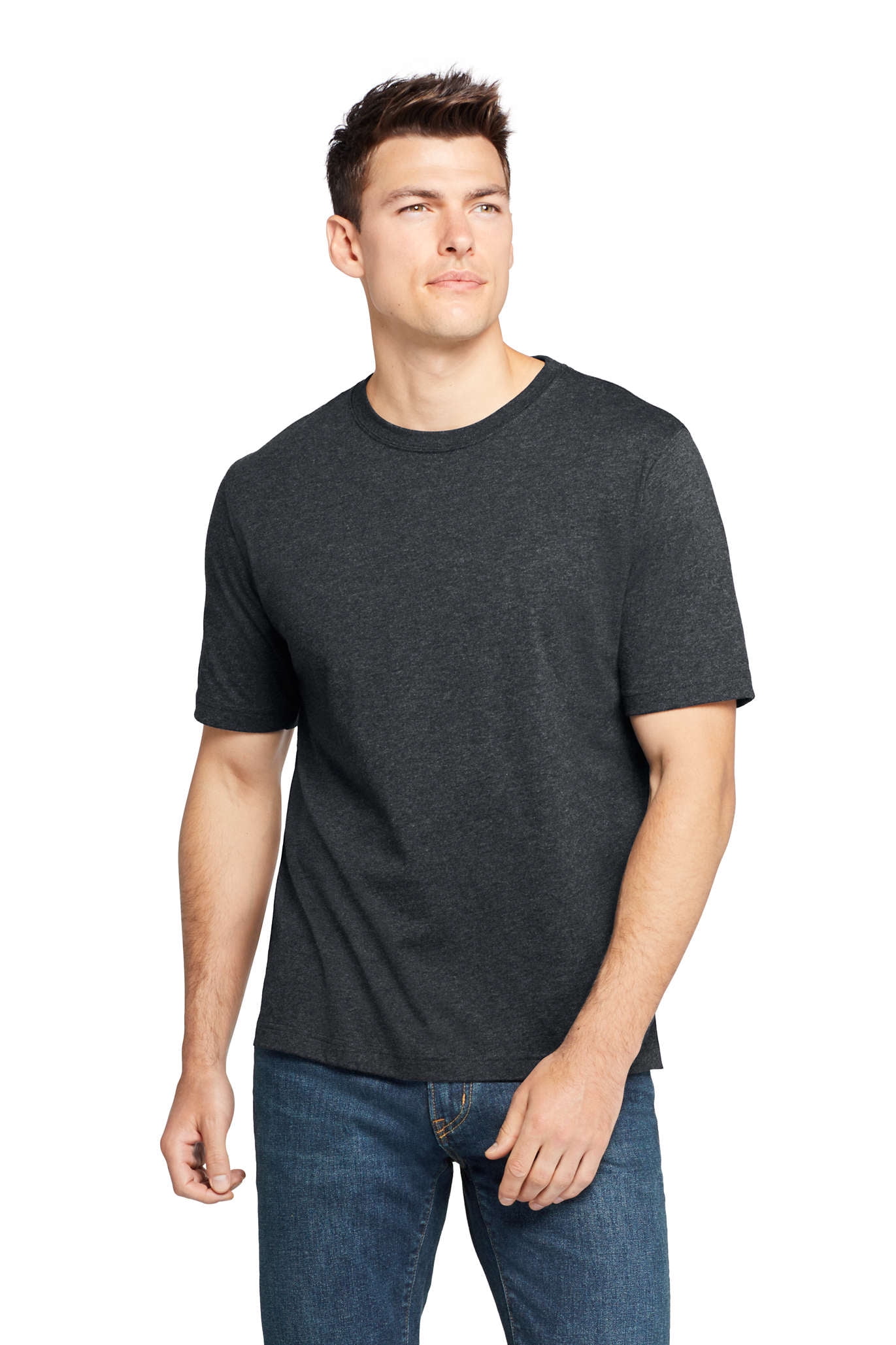 Lands End Men's Short Sleeve Super Tee