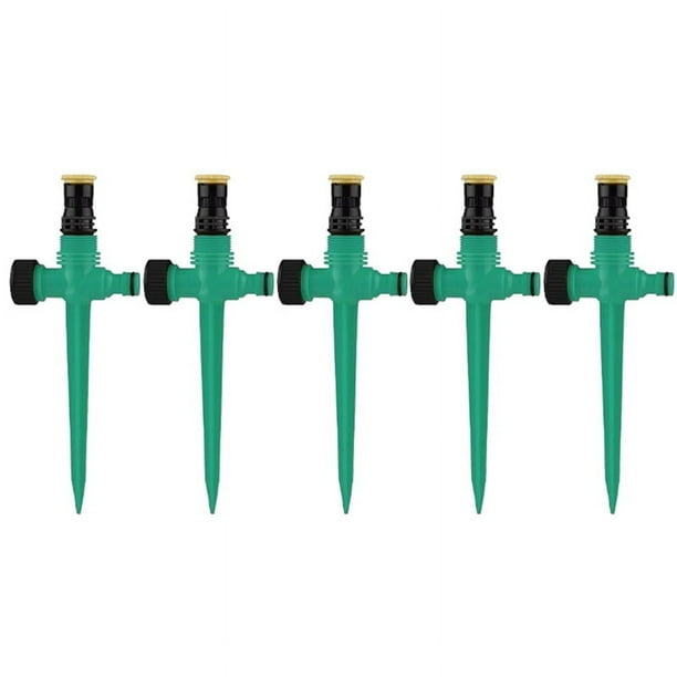 Serie de Aspersores para Huertos de Plantas, Aspersores de Pasador, Aspersores Enterrados Atomizadores Ajustables, Enchufe de Verde