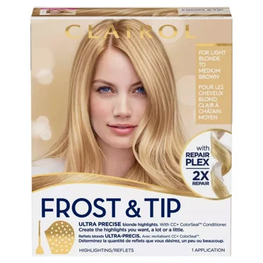 Clairol Nice'n Easy Frost and Tip Permanent Color Hair Highlighting Kit,( Pack of 2).