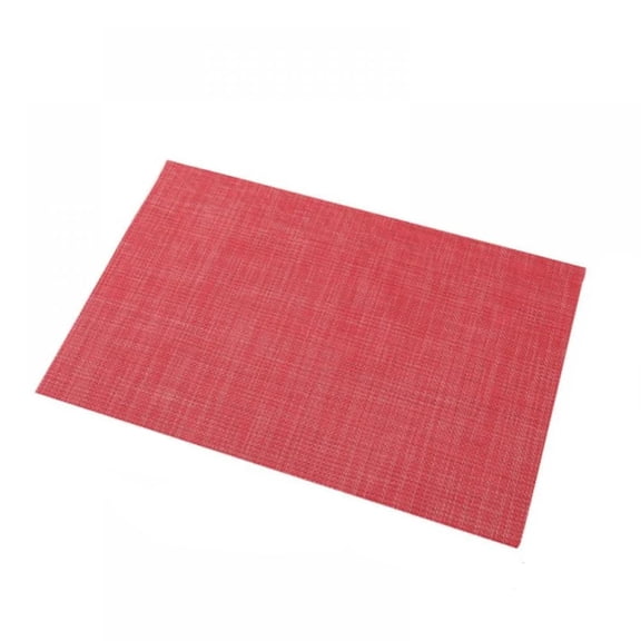 Pvc Woven Placemats Set of 4, Non-Slip Heat-Resistant Table Mats for Indoor & Outdoor Dining, Easy-Wipe Washable Vinyl Place Mats, 12X18 Inch Elegant Mats Protect Tables from Scratches & Spills