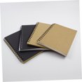 thumbnail image 2 of OULII Simple Notebook Kraft Paper Notebook Black for Office Use 1Set, 2 of 3