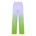 thumbnail image 4 of Yuzhih Women Gradient Pants High Waist Loose Comfy Trousers Stretchy Sweatpants Baggy Soft Comfy Gym Pants, 4 of 5