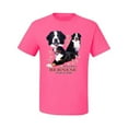 thumbnail image 2 of If It's Not a Bernese It's Just a Gift | Mens Lover Graphic T-Shirt, Neon Pink, Medium, 2 of 3