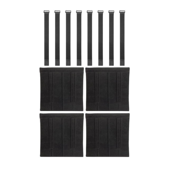 4 piezas Litera de literas Papas de escalera cubiertas de escalera de protección cómodo suave y suave con 8 correas ajustables almohadillas para el