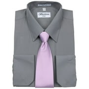 Men's Berlioni Business Tie Set Dress Shirt And Tie