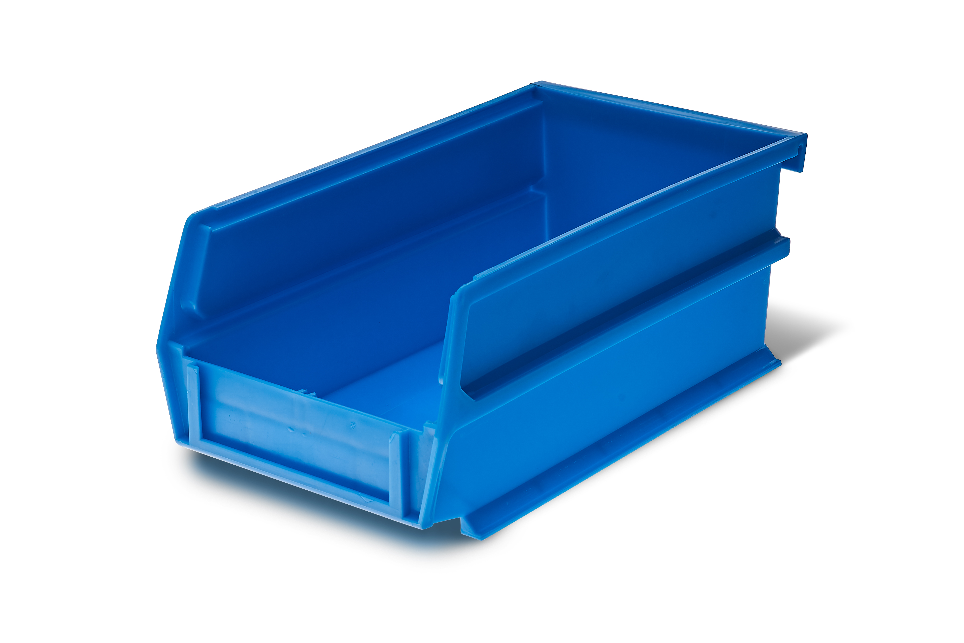 Triton Products® LocBin 26-Piece Wall Storage Unit with (12) 5-3/8"L x 4-1/8"W x 3"H YEL Bins & (12) 7-3/8"L x 4-1/8"W x 3"H Blue Bins, 24ct, Wall Mount Rails 8-3/4"L with Hardware, 2pk - image 3 of 7