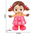 thumbnail image 2 of Kids Dancing Doll Toy Plastic Girl Design LED Cute Dancing Toy Musical Toy, 2 of 10