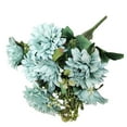 thumbnail image 1 of Yuarrent Impresionantes flores artificiales añaden belleza a cualquier espacio Flores artificiales de dalia de bajo mantenimiento Decoración azul, 1 of 6