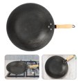 thumbnail image 1 of LIFKOME Wok de Cuisine en Matériau Synthétique Noir avec Poignée pour Cuisinière à Induction Électrique 10.2 Pouces, 1 of 8