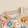 thumbnail image 5 of Okbabeha Toddler Girl Summer Clothes Baby Girls Floral T Shirt Shorts Set Infant Boho Flower Outfit 2pcs Matching Suit, 5 of 7