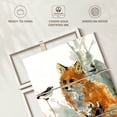 thumbnail image 6 of Elephant Stock Fox And Friend Wall Art - Vertical Multi Panel Canvas - Living Room Wall Decor - Animal Multi Panel - White And Orange Decor By Carol Robinson - 48" x 74", 6 of 8