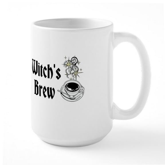 CafePress - Witch's Brew Mug - 15 oz Ceramic Large White Novelty Mug