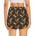 thumbnail image 2 of Lsque Squirrel Gathering Nuts Printed Women's Running Shorts with Liner Pockets,Elastic Quick Dry Workout Athletic Gym Yoga Shorts,Womens High Waist Shorts-XX-Large, 2 of 9