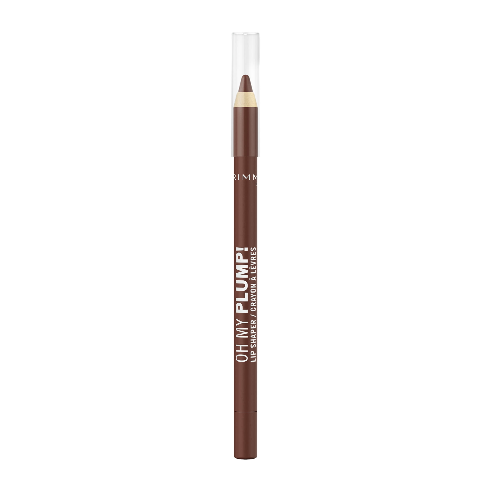 Rimmel Oh My Plump! Lip Shaper, 100 Statement Look, Peptide-Infused Lip Liner, Ultra-Creamy, Transfer-Resistant