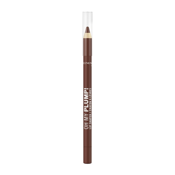 Rimmel Oh My Plump ! Lip Shaper, 100 Statement Look, crayon à lèvres enrichi en peptides, ultra-crémeux, résistant aux transferts