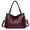 Red, variant on Genuine Leather Hobo Bag for Women Large Tote Shoulder Handbag Satchel for Laptop Work Ladies