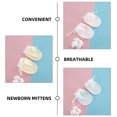 thumbnail image 4 of FRCOLOR No-Scratch Mittens Soft Fabric Protective Gloves Assorted Colors Comfortable and Gentle Skin, 4 of 10