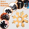 thumbnail image 3 of Copo de nieve Multiherramienta 18 en 1 MACHAO destornillador herramienta todopoderosa Abrebotellas acero inoxidable Regalo Navidad, 3 of 5