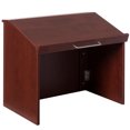 thumbnail image 1 of Podium Pliable Portable de Table, pour Église, École, Bureau Ou Maison, Cerisier, 1 of 1